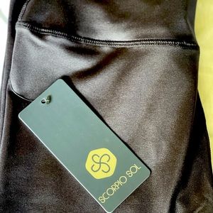 Scorpio Sol NWT Vinyasa High Waist Legging Black Small Quality look and feel!